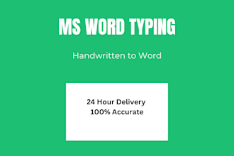 convert handwritten notes to ms word