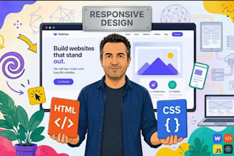 make a webflow responsive optimized website