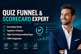 build scoreapp quiz funnel and typeform scorecard for lead generation score app