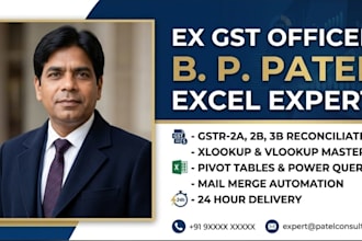do gst and any data preparation in excel