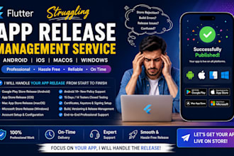 provide professional flutter app testing and store release services