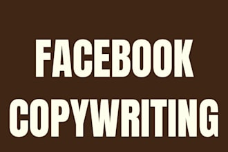 be your facebook copywriting, copwriting