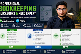 do bookkeeping, quickbooks cleanup, xero expert