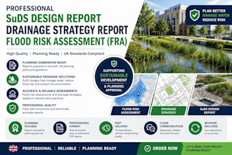 do suds design report, drainage strategy report and flood risk assessment