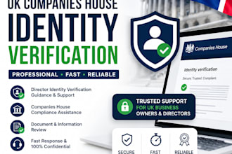 assist with UK companies house identity verification