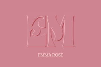 create custom monogram logo design