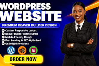 build premium wordpress website using beaver builder responsive design