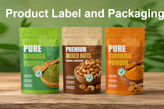 do product label design and supplement label design