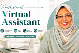 be your VA for admin tasks and customer support