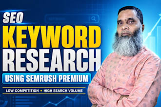 do SEO keyword research for your website and action plan