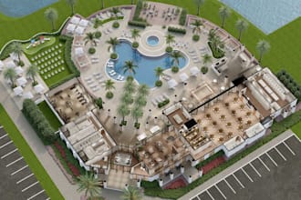design a custom rv resort map for guests, print, website and marketing