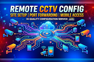 setup cctv camera remote viewing, port forwarding, and nvr configuration