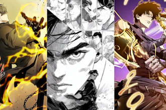 draw webtoon manhwa anime manga comic illustration fanart manga manhwa style art
