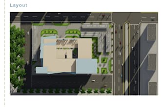 highend model in revit,commercial building,twinmotion rendering,exterior layout