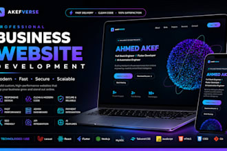 develop a custom responsive website using laravel and react