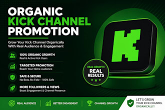 increase your kick channel visibility