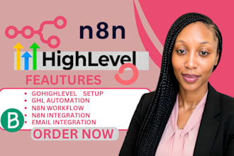 gohighlevel setup n8n automation and email integration on brevo or convertkit