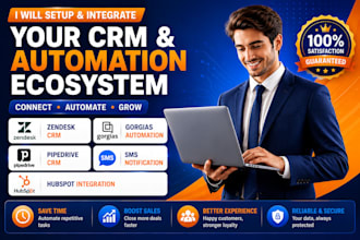 do zendesk crm gorgias automation pipedrive sms notification hubspot integration