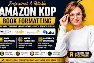 book formatting, ebook formatting, KDP book formatting for amazon KDP