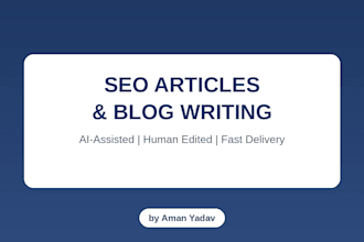 write ai assisted blog posts and articles