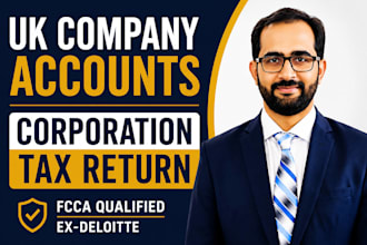 prepare UK company accounts and ct600 corporation tax return