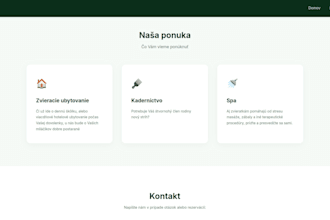create a simple single page website for you