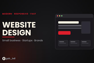 design and build a modern, responsive website for your business