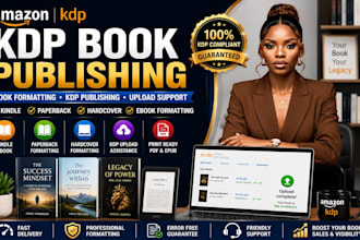 kdp book publishing, book formatting and amazon kindle KDP publishing