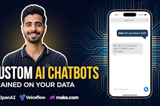 build a custom ai chatbot using openai API and voiceflow