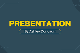 design powerpoint presentation for thesis defense and lecture slide