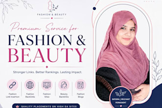 build fashion backlinks with fashion link insertion on fashion sites