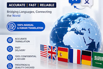 provide professional manual language translation services