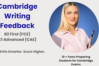 assess your cambridge b2 first and c1 advanced writing