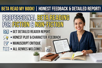beta read you fictional manuscript
