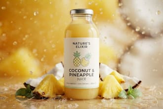 juice label, beverage label,drink label design