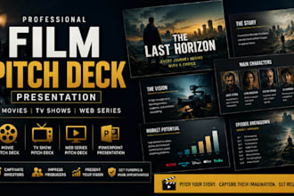 make film pitch deck presentation video powerpoint for movie tv show web series