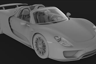 do 3d car body kit automotive cad widebody car part car accessories 3d modelling