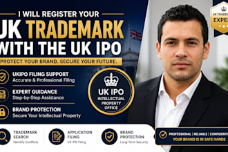 register your UK trademark with the UK intellectual property office