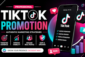 promote your tiktok account with authentic marketing strategies