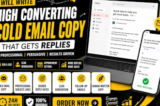 write high converting cold email copy that get replies