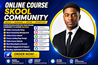 skool community promotion, skool online course marketing circle so skool manager