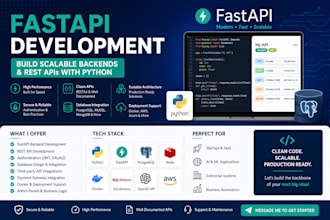 build fastapi backends and python rest apis