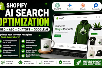 do shopify GEO aeo ai SEO optimization for chatgpt and google