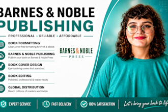 format, upload and optimize your book on barnes and noble