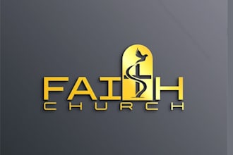 design a unique religious logo for church, ministry, mosque, or faith brand