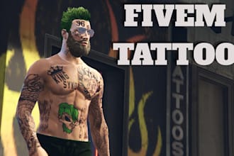 do custom tattoo for gta 5 fivem