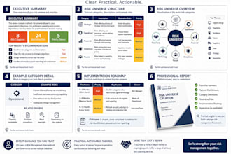 create a tailored risk universe for your organisation