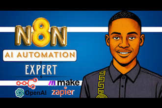 setup ai agents n8n, zapier, make, vapi ai chatbots and n8n workflow automation