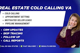 do real estate cold calling and appointment setting
