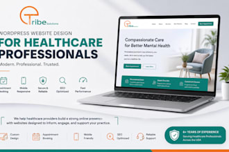 design a professional wordpress website for healthcare providers